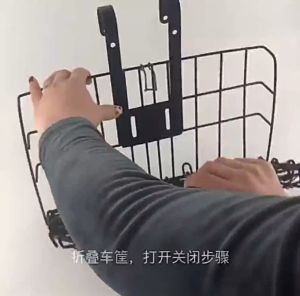 Bike Basket Front Foldable Basket for Bike Rear Basket MTB hard Metal Bag Bicycle Accessories