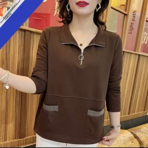 HUAXUNRAN | Slimming Hoodie for Seniors Womens Loose Fit Long Sleeve Top