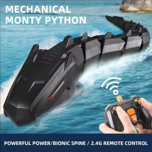 2025 New Remote Control Snake Rechargeable Water Simulation Swinging Python Model Remote Control Snake Childrens Toy Boy