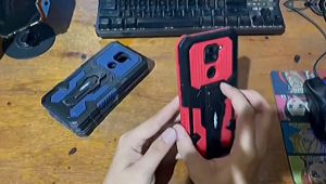 Casing Hp Untuk Xiaomi Redmi Note 10 5G SoftCase Kickstand Armor Belt Clip Terbaru