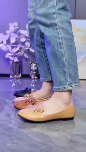 NEW FASHION DESIGN FLAT DOLL SHOES 3 COLORS FOR WOMEN ]]BX32[[