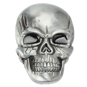 MYMC Skull Skeleton Belt Buckle DIY Waistband Accessories Western Cowboy Style Smooth Belt Metal Buckle Only Punk Rock Style