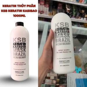 KERATIN KASIBAO KSB BRAZIL ACAI BERRY THỦY PHÂN PHỤC HỒI TÓC HƯ TỔN NẶNG 1000ML