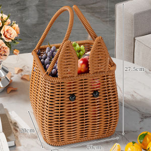WUBUWEI | Rattan Small Handmade Picnic Basket