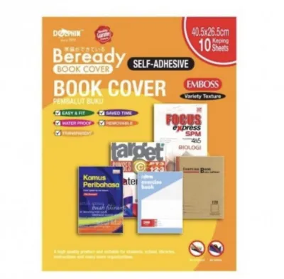 Dolphin Beready Clear & Emboss Self-Adhesive BOOK COVER @Cassandra8526😘☝️