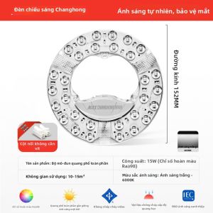 CHANGHONG | Đèn Trần LED Thay Thế Hình Vuông và Tròn