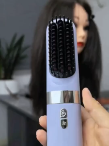 Mdudu Wireless Portable Brush หวีไฟฟ้าไร้สาย พกพาสะดวก มีไอออนเคราตินบำรุงผม ร้อนเร็ว ซี่หวีเคลือบไม่ลวกหน้าและมือ