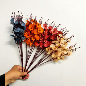 Tanaman Hias Bunga Sakura Tangkai Plastik Artificial Ornamen Dekorasi Pajangan Buatan COD PBP155