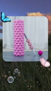 Roller Foam โฟมคลายกล้ามเนื้อ คลายกล้ามเนื้อ 99฿ บรรเทาอาการปวด เสริมสร้างเส้นเลือด คลายกล้ามเนื้อก่อนและหลังออกกำลังกาย