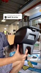 Hộp tỳ tay Suzuki Swift cao cấp màu đen hộp để đồ tiện dụng có cổng usb tiện lợi