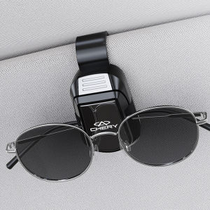 Car Sun Visor Glasses Clip Mirror Style Sunglasses Holder For Chery Omoda Tiggo Pro Fulwin Arrizo QQ 5x X1 T11 Gx E3 Car Gadgets