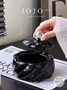 Nordic Style Ceramic Ashtray Cookie Shape Luxury Office Decorative Accessories Made in China by Jojos Life PD