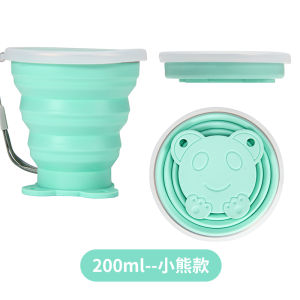 Portable Travel Silicone Folding Water Cup Dental Care Cup High Temperature Resistant Lightweight Foldable Cup for Outdoor