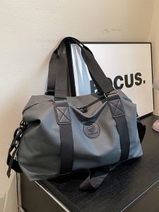 Portable Short Trip Travel Bag Large Capacity Fitness Training Handbag Mens Multi-Functional Single Shoulder Crossbody Bag