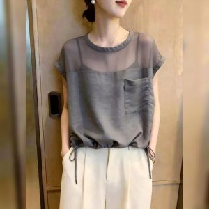 Elegant Unique French Style Trendy Fashion Blouse