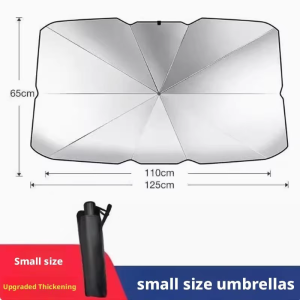 NEW Portable Car Windshield Sun Shade UV Blocker Insulation Sun Protector Internal Sun Visor for Car Sunshade Storage Solution