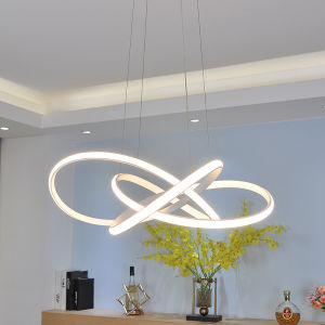 [Remote Dimming] LANTU 60CM LED Pendant Light Chandelier Creative Led Light For Room Ceiling Light Living Room Light Nordic Art Led Dining Room Lamps