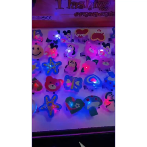 2 miếng Nhẫn phát sáng nhiều màu đồ chơi cho bé Nhẫn có đèn cho bé nhiều hình dễ thương-HAUSE