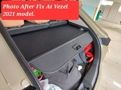 🟢SG Seller🟢Honda Vezel/HRV ( 2021 to 2025) model retractable boot cover with free installation at *YISHUN*SG seller