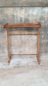 KODANG ราวตากผ้าไม้สัก ราวแขวนเสื้อ ขนาด กว้าง 42 ซม. ยาว 103 ซม. สูง 108 ซม.