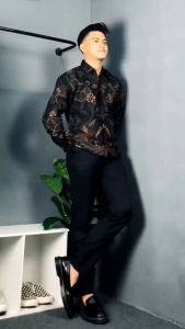 TERBARU Kemeja Pria Lengan Panjang Kemeja Batik Pekalongan