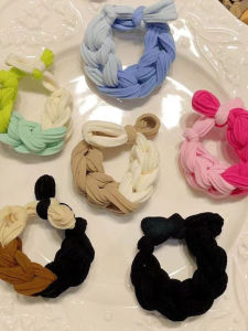 ยางรัดผมผูกโบว์สีสันสดใส ยางรัดผมสุดหรูสำหรับผู้หญิง ยางรัดผมยืดหยุ่นสูง ยางรัดผมสุดเก๋ ยางรัดผมสุดเก๋