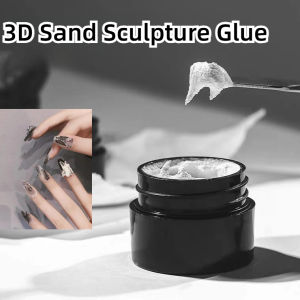 Japanese 3D Sand Sculpture Glue Phototherapy Glue Nail Plaster Glue Relief Glue Embossed Sculpture Nail Gel Diy Manicure Tool