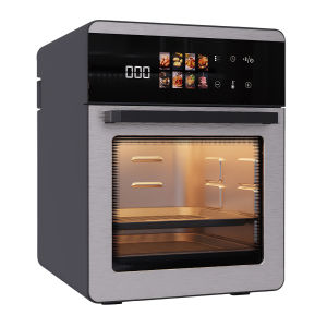 16L Stainless Steel Digital Air Fryer Timer & Temperature Control Large Capacity Household Air Fryer with Touch Screen for Home Kitchen