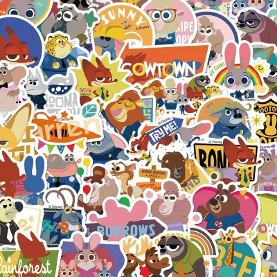 Zootopia Themed Decorative Stickers