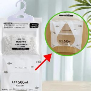 5/10PCS Moisture Absorber Hanging Bag Moldproof Wardrobe Antihumidity Bags Dry Bag Dehumidification for Closet Indoor Desiccant
