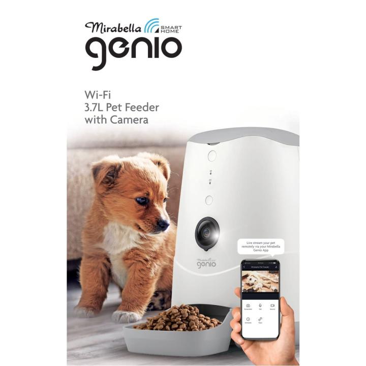 Authentic Mirabella Genio Smart Pet Feeder WiFi Camera USA Warehouse