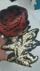 Hình kim sa ủi lên áo trang trí