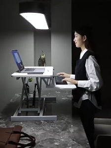 Widened Desktop Standing Desk Lifting Table Computer Table Adjustable height Monitor Stand Laptop Stand Desktop ergonomic table