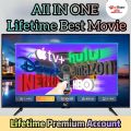 All in one Netflix/Amazon Prime/Disney+/HBO/Apple TV+Movie Premium App Lifetime. 