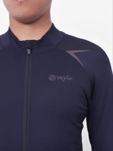 YKYWBIKE | YKYWBIKE Cycling Jacket Anti-Splash Bicycle Jersey Windproof Long sleeved fleece lined Shirt Thermal Road Bike Clothing