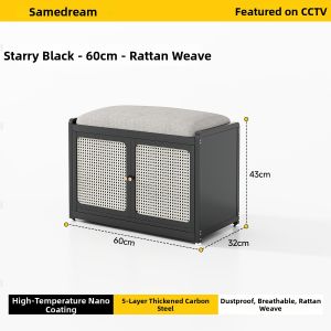 SAMEDREAM | Multifunctional Shoe Bench with Storage