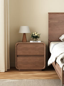 SAMEDREAM | Solid Wood Bedside Storage Cabinet