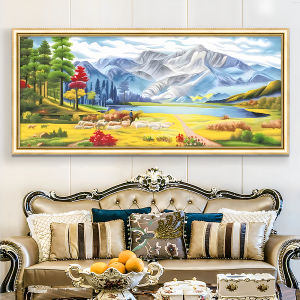 QIANHONGXIU | High-quality European Style Landscape Cross Stitch New 2026 Model