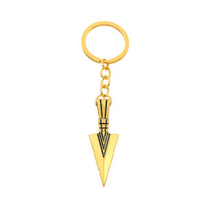 Bandai | Retro Personality Black Triangle Arrowhead Keychain Pendant Niche Style Punk Keyrings Party Gifts