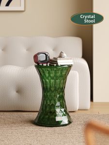 NANGUAHEZI | Designer Crystal Transparent Acrylic Stool