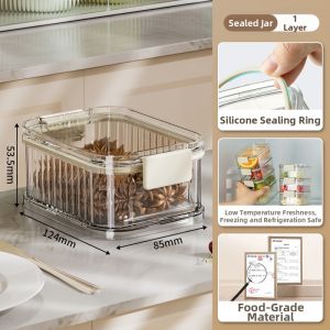 ASCOR | Food-grade Sealed Spice Storage Box
