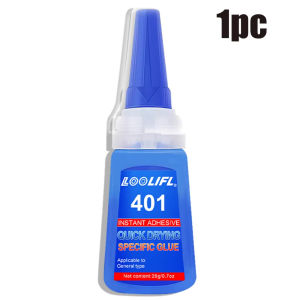 LOOLIFL | Loolifl401 Instant Adhesive Fast-Drying Cyanoacrylate Adhesive High-Strength Transparent Universal Strong Glue Suitable for Plastic Wood Metal Rubber Ceramics Jewelry Toys DIY Crafts and Repairs Multi-Purpose Quick-Curing Special G...