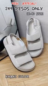 MIA Sandals for Women Velcro Double-Strap Design and Thick Bottom Casual Outside Footwear