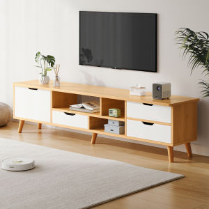 Modern Minimalist Combination TV Stand Storage Cabinet
