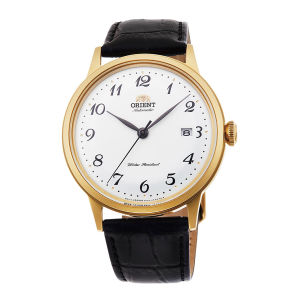 Đồng hồ nam Orient Watch Caballero RA-AC000 máy lộ cơ automatic mặt kính cường lực chống xước dây da đeo tay chính hãng