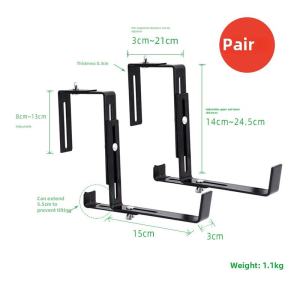 Giá Đỡ Lan Can Sắt Điều Chỉnh Được Để Treo Bồn Hoa Giá Đỡ Treo Ngoài Trời Giá Đỡ Cửa Sổ Sắt Đơn Giản Không Gian Tường Treo