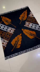 sarung batik / sarung santri bahan goyor / sarung motif pagar bunga / outfit muslim santri