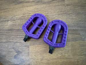 (( AS KECIL )) Pedal Sepeda Anak BMX MINI Pedals Kayuhan Rotel Crank Pedal Pancatan Warna Pink Biru Ungu Merah Hitam