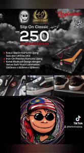 UJANG - Kasut Men Slip-On (40 Years Anniversary) Ready stock!!!