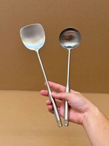 304 Stainless Steel Small Spatula For Home Small Size Mini Cooking Small Shovel Small Spoon All Steel Dishwasher